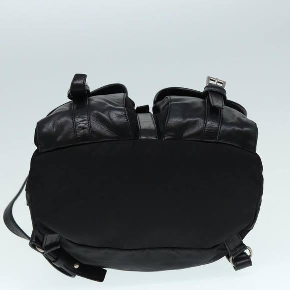 PRADA Backpack Nylon Black Auth 89322 - Picture 5 of 16